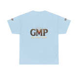GMP "God Manly Power" Graphic Tee — Bold Logo Cotton Shirt