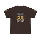 GMP GOD Money Power T-Shirt — Bold Gold Logo Tee