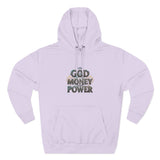 God Money Power Hoodie — Graphic Faith & Hustle Pullover