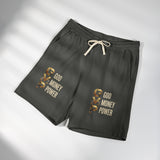 GMP 'Good Money Power' Garment-Dyed Fleece Shorts — Casual Lounge & Streetwear