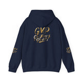 God Money Power (GMP) Hoodie – Inspirational Gold Script Pullover