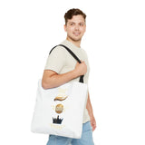 Inspirational 'God, Money, Power' Graphic Tote Bag