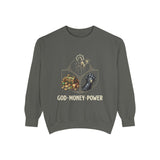 God Money Power Sweatshirt — Religious Inspirational Crewneck