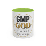 GMP God Coffee Mug — Money Power Inspiration Accent Mug (11/15oz)