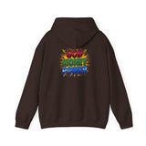 God Money Power Hoodie — Colorful Inspirational Religious Graphic Pullover
