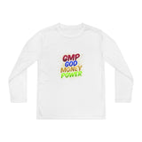 CMP God Money Power Youth Long Sleeve Tee — Inspirational Graphic Shirt