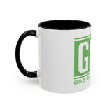 GMP Coffee Mug — God Money Power Inspirational Accent Mug (11/15oz)