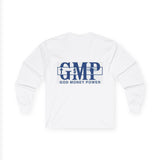 GMP 'God Money Power' Long Sleeve Tee — Faith & Prosperity Graphic Shirt