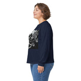 Angel Of Death Long Sleeve Tee — Dark Fantasy Angel & Serpent Graphic