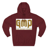 GMP Hoodie — "God Money Power" Bold Gold Graphic Fleece Pullover
