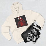 Red Devil Graphic Hoodie — Vintage Occult Illustration Sweatshirt