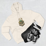 God Power Hoodie — Retro 3D Faith Graphic Fleece Hoodie