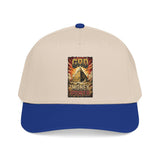 Baseball Cap — "God, Money, Power" Vintage Pyramid Graphic Hat