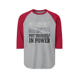 Unisex Three-Quarter Sleeve Raglan Shirt