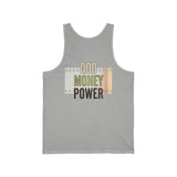 God Money Power Tank Top – Inspirational Faith & Hustle Graphic Tank