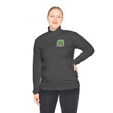 God Money Power Quarter-Zip Pullover — Bold Graphic Faith & Prosperity Pullover
