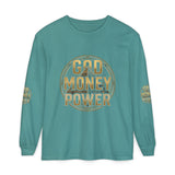 God Money Power Long Sleeve T-Shirt