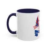God Money Power Accent Coffee Mug — Patriotic Jesus Design (11/15oz)