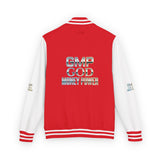 Letterman Jacket — 'GMP GOD MONEY POWER' Varsity Bomber