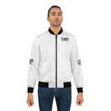 GMP 'God Money Power' White Bomber Jacket — Streetwear Logo Jacket