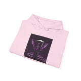 Angel Of Death Hoodie — Purple Gothic Angel Graphic Sweatshirt