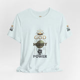 God Money Power T-Shirt — Bold Faith & Hustle Graphic Tee