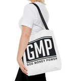 GMP Tote Bag — God Money Power Bold Logo Canvas Tote
