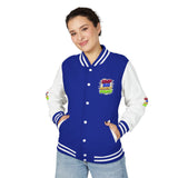 Letterman Jacket — GMP Good Money Power Colorful Splash Varsity Coat