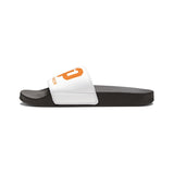 Men's GWP Logo Slide Sandals — Removable Strap White Pool Slides