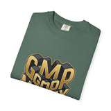 Good Money Power Graphic Tee — GMP 3D Gold Lettering T-Shirt