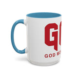 GMP Coffee Mug — Good Money Power Red Accent Ceramic Mug (11/15oz)
