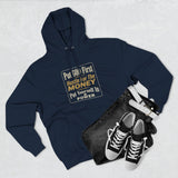 Hoodie — “Put GOD First, Hustle For The MONEY” Motivational Religious Graphic Hoodie