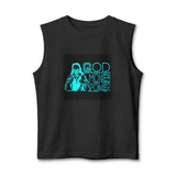 God Money Power Muscle Tank — Retro Graphic Sleeveless Tee