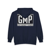 GMP "God Money Power" Zip Hoodie — Bold Faith & Hustle Full‑Zip Sweatshirt