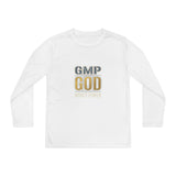 Youth Long Sleeve Tee — GMP GOD Money Power Graphic