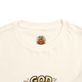 Toddler Tee — "God Money Power" Jack-o'-Lantern Halloween Shirt