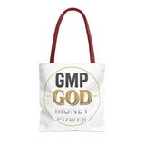 GMP God Tote Bag - 'GOD' Gold Emblem Canvas Tote