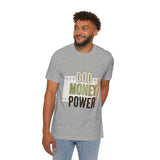 God Money Power T-Shirt — Faith & Success Graphic Tee