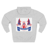 God Money Power Hoodie — Patriotic Faith-Inspired Graphic Hoodie