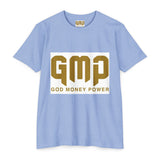 GMP "God Money Power" Graphic Tee — Bold Faith & Wealth Statement Shirt