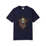 God Money Power- Skull T-Shirt — Gothic Skull Graphic Tee