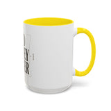 God Money Power Accent Coffee Mug – Inspirational Religious Typography Mug (11/15oz)