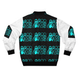 God Money Power Bomber Jacket — Retro Neon Graphic Men’s Bomber
