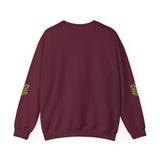 God Money Power Crewneck Sweatshirt — Patriotic American Flag Graphic