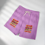 GMP God Money Power Graphic Sweat Shorts — Lightweight Fleece Lounge Shorts