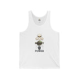 God Money Power Tank Top — Inspirational Faith & Wealth Graphic Tank