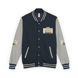 Letterman Jacket — 'God Money Power' Retro Varsity Jacket