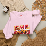 GMP God Money Power Graphic Crewneck Sweatshirt