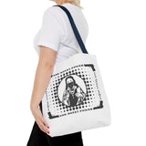 Tote Bag — "God Money Power" Retro Saint Graphic Tote