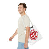 Tote — "GMP (God Money Power)" Red Logo Canvas Tote Bag